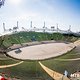 Das Olympiastadion - ein Riesending, direkt neben dem Kurs