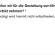 Frage - Abstimmung Rahmendesign