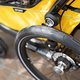 Die Reifen des Thule Chariot Sport haben relativ viel Volumen, weisen jedoch eine harte Karkasse auf