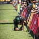 Rider in pain after crashing on the finish line during the final stage (stage 7) of the 2019 Absa Cape Epic Mountain Bike stage race from the University of Stellenbosch Sports Fields in Stellenbosch to Val de Vie Estate in Paarl, South Africa on the 