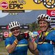 Last ladies over the line for stage 3 Wendy Muller and Adele Senekal during Stage 3 of the 2024 Absa Cape Epic Mountain Bike stage race from Saronsberg Wine Estate to CPUT, Wellington, South Africa on 20 March 2024. Photo by Dominic Barnardt / Cape E
