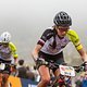 Nadine Rieder (R) and Sabine Spitz (L) during the Prologue of the 2019 Absa Cape Epic Mountain Bike stage race held at the University of Cape Town in Cape Town, South Africa on the 17th March 2019.

Photo by Sam Clark/Cape Epic

PLEASE ENSURE THE