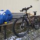 Mountainbike-Fahrt am Morgen