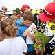 Howard Grotts of Investec Songo Specialized signs autographs for young fans during stage 6 of the 2018 Absa Cape Epic Mountain Bike stage race held from Huguenot High in Wellington, South Africa on the 24th March 2018

Photo by Shaun Roy/Cape Epic/