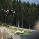 Lennox Zimmermann zeigte als Youngster viel Style und auch Double Flips auf dem Slopebike.