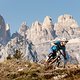 Trails mit Traumkulisse der Brenta-Dolomiten im Hintergrund