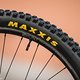 Der Hunt Enduro-Laufradsatz ist mit Maxxis Exo+ Reifen bestückt.