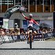Beim letzten Cross-Country-Weltcuprennen in Leogang jubelte die Weltmeisterin Puck Pieterse.