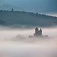 Burg Berwarstein im Nebel