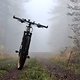 Mountainbike-Fahrt am Morgen