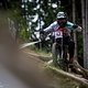 Caro Gehrig ist erstmals seit langer Zeit wieder bei einem Downhill-Weltcup an den Start gegangen und hat direkt den Sprung ins Finale geschafft.