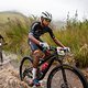 Luyanda Thobigunya and Lorenzo Le roux during stage 4 of the 2022 Absa Cape Epic Mountain Bike stage race from Elandskloof in
Greyton to Elandskloof in Greyton, South Africa on the 24th March 2022. Photo Sam Clark/Cape Epic