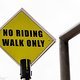 Motto des Tages und passend zum Trackwalk: no riding, walk only.