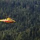 Auch heute blieb es leider nicht aus: Der Helikopter für die Verletzten. Die Strecke überforderte einige Fahrer definitiv.