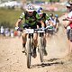 Manuel Fumic from team Cannondale Factory Racing XC leading his partner up the slopes during the Prologue of the 2017 Absa Cape Epic Mountain Bike stage race held at Meerendal Wine Estate in Durbanville, South Africa on the 19th March 2017

Photo b