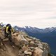 Moritz auf dem Top of the World Trail Whistler