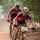 George Hincapie and Christian Van de Velde of team Absa - WBR  during stage 6 of the 2018 Absa Cape Epic Mountain Bike stage race held from Huguenot High in Wellington, South Africa on the 24th March 2018

Photo by Andrew McFadden/Cape Epic/SPORTZP
