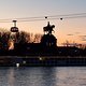 Cardio Gassirunde am Rhein entlang, HF 103 bpm
