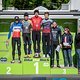 Das Podium der Herren: Hinter dem siegreichen Tschechen Cink und dem Schweizer Florian Vogel folgten gleich drei Franzosen: Joshua Dubau auf Drei, Titouan Carod auf Vier und Jordan Sarrou auf Fünf