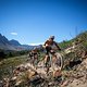 Haley Batten and Sofia Gomez Villafane of Ninety One Songo Specialized during stage 6 of the 2022 Absa Cape Epic Mountain Bike stage race from Stellenbosch to Stellenbosch, South Africa on the 26th March 2022. Photo by Nick Muzik/Cape Epic
PLEASE ENS