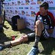 Karl Platt of the Bulls after finishing during the Prologue of the 2017 Absa Cape Epic Mountain Bike stage race held at Meerendal Wine Estate in Durbanville, South Africa on the 19th March 2017

Photo by Shaun Roy/Cape Epic/SPORTZPICS

PLEASE ENS