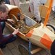 Mosquito Velomobile, Bamboo body shell, view inside (2015)