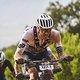 during Stage 4 of the 2025 Absa Cape Epic Mountain Bike stage race held at Fairview, Paarl, Cape Town, South Africa on the 20th March 2025. Photo by Michael Chiaretta/Cape Epic
PLEASE ENSURE THE APPROPRIATE CREDIT IS GIVEN TO THE PHOTOGRAPHER AND ABS