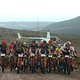 The leading bunch during stage 1 of the 2019 Absa Cape Epic Mountain Bike stage race held from Hermanus High School in Hermanus, South Africa on the 18th March 2019.

Photo by Shaun Roy/Cape Epic

PLEASE ENSURE THE APPROPRIATE CREDIT IS GIVEN TO