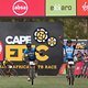 Masters Leaders Jose Hermida &amp; Joaquim Rodriguez of Merida Factory Racing celebrate finishing stage 5 of the 2019 Absa Cape Epic Mountain Bike stage race held from Oak Valley Estate in Elgin to the University of Stellenbosch Sports Fields in Stellenb