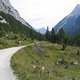 Auffahrt zur Karwendelhütte