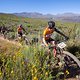 Sina Frei and Laura Stigger during stage 1 of the 2021 Absa Cape Epic Mountain Bike stage race from Eselfontein in Ceres to Eselfontein in Ceres, South Africa on the 18th October 2021

Photo by Sam Clark/Cape Epic

PLEASE ENSURE THE APPROPRIATE CREDI