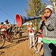 Lange nicht gehört! Kinder mit Vuvuzelas feuern die Fahrer an -Kelvin Trautman-Cape Epic-SPORTZPICS