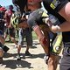 Kristian Hynek of Topeak Ergon Racing after finishing stage 3 with an injured arm after a crash during stage 3 of the 2016 Absa Cape Epic Mountain Bike stage race held from Saronsberg Wine Estate in Tulbagh to the Cape Peninsula University of Technol