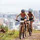 Sarah Hill and Vera Looser of Liv-Lapierre Racing during the Prologue of the 2021 Absa Cape Epic Mountain Bike stage race held at The University of Cape Town, Cape Town, South Africa on the 17th October 2021

Photo by Sam Clark/Cape Epic

PLEASE ENSU