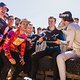 Ronan Dunne celebrates with other riders at Red Bull Hardline in Maydena Bike Park, Australia on February 24th, 2024. // Dan Griffiths / Red Bull Content Pool // SI202402240037 // Usage for editorial use only //