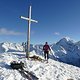 Lange, pulvrige Skitour mit Langlaufeinheit, Hindernissen und Blick zum Ortler und Bernina
