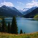 Badesee mitten in den Alpen