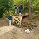 Bauarbeiten am Woodpecker-Trail
