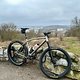 Mountainbike-Fahrt am Morgen