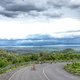 Anstieg nach Kabarnet, im Hintergrund der Baringo-See