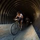 Olav Tu Husveg &amp; Arne Rettedal exit a tunnel under the Helshoogte Pass during stage 6 of the 2019 Absa Cape Epic Mountain Bike stage race from the University of Stellenbosch Sports Fields in Stellenbosch, South Africa on the 23rd March 2019

Photo
