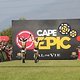 Lars Forster and Nino Schurter of Scott-SRAM MTB-Racing celebrate winning the 2019 Absa Cape Epic during the final stage (stage 7) of the 2019 Absa Cape Epic Mountain Bike stage race from the University of Stellenbosch Sports Fields in Stellenbosch t