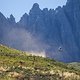 The elite leading ladies up in Jonkerhoek during stage 6 of the 2022 Absa Cape Epic Mountain Bike stage race from Stellenbosch to Stellenbosch, South Africa on the 26th March 2022.