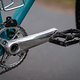 Highlight des Shimano XTR Antriebs ist die polierte Kurbel
