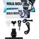 Das Ninja Mount ProAdpater-Set enthält alles, was es für die Helmkamera-Montage am Fox Proframe braucht.