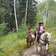 Zur Vorbereitung und Erholung zwischen den beiden Rennen gingen wir in Colorado reiten, richtige Trail-Cowboys