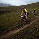 Yellow Jersey wearers Martin Stošek and Andreas Seewald of Canyon Northwave MTB during stage 4 of the 2022 Absa Cape Epic Mountain Bike stage race from Elandskloof in Greyton to Elandskloof in Greyton, South Africa on the 23rd March 2022. Photo by Ni