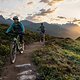 Der heutige Trails startet flowig mit einigen gebauten Anliegerkurven