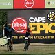 Hans Becking and José Dias of team Buff Scott MTB during stage 4 of the 2021 Absa Cape Epic Mountain Bike stage race from Saronsberg in Tulbagh to CPUT in Wellington, South Africa on the 21th October 2021

Photo by Simon Pocock/Cape Epic

PLEASE ENSU