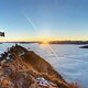Hausberg Sonnenaufgang